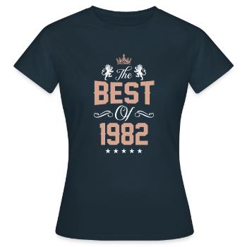 1982 best of - T-shirt Femme - marine - Devant - AI Model Female 172 dark (172cm)