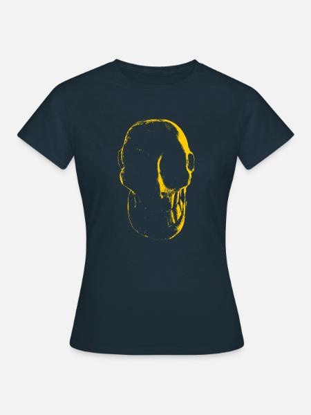 skulldesigner_RODRIGOdelTaxco - Frauen T-Shirt - Navy
