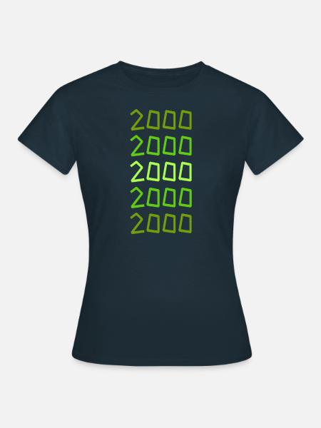 Jahr 2000 - Frauen T-Shirt - Navy