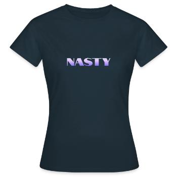 Méchant - T-shirt Femme - marine - Devant - AI Model Female 172 dark (172cm)