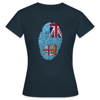 Fiji - Women's T-Shirt - navy - Front - AI Model Female 172 dark (172cm)