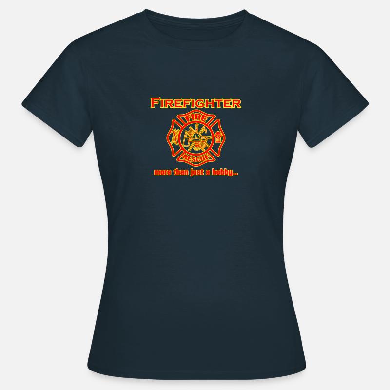 Firefighter - Women's T-Shirt - navy