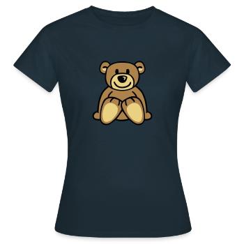 Teddy - Women's T-Shirt - navy - Front - AI Model Female 172 dark (172cm)