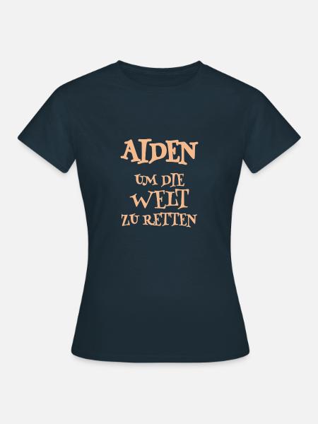 Retter Aiden - Frauen T-Shirt - Navy