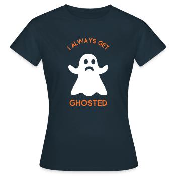 Halloween disant - T-shirt Femme - marine - Devant - AI Model Female 172 dark (172cm)