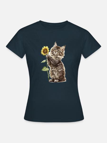 Maine Coon - Frauen T-Shirt - Navy