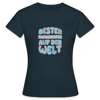Vocation Skilled Worker - Women's T-Shirt - navy - Front - AI Model Female 172 dark (172cm)
