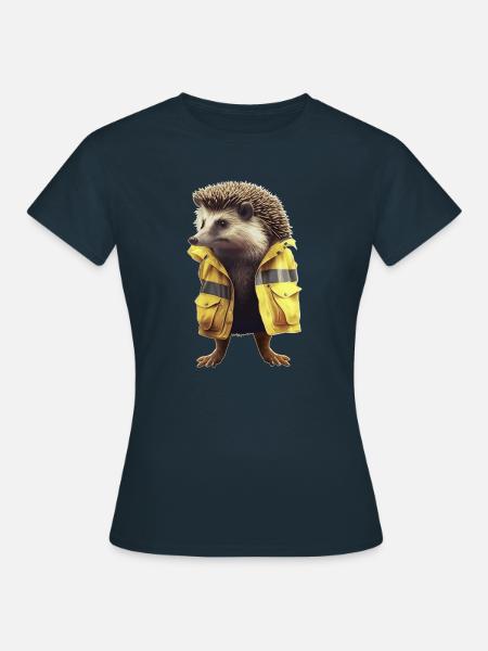 Igelsterben muss nicht sein - Frauen T-Shirt - Navy