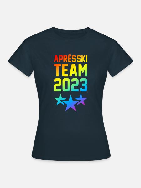 Apres Ski 2023 - Frauen T-Shirt - Navy