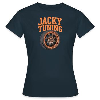 Jacky Tuning - T-shirt Femme - marine - Devant - AI Model Female 172 dark (172cm)