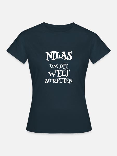 Retter Nilas - Frauen T-Shirt - Navy
