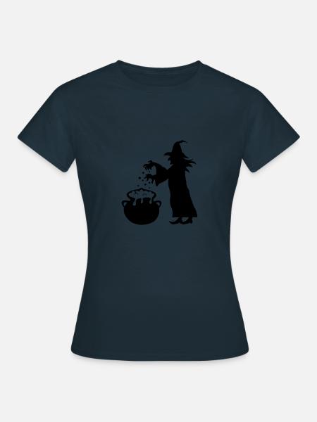 hexe - Frauen T-Shirt - Navy