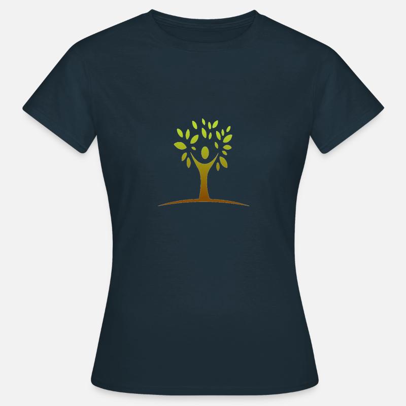 Tree - Women's T-Shirt - navy