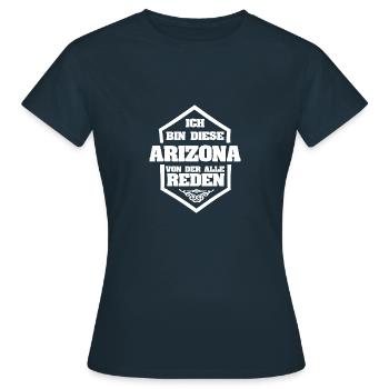 Nickname Arizona - Women's T-Shirt - navy - Front - AI Model Female 172 dark (172cm)