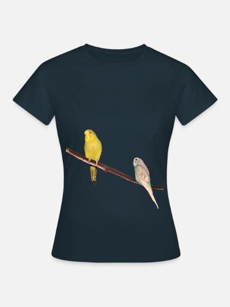 Wellensittiche - Frauen T-Shirt - Navy