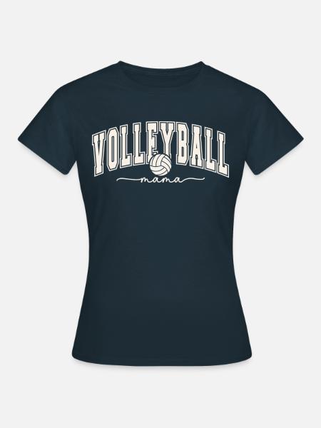 VOLLEYBALL MAMA - Frauen T-Shirt - Navy