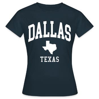 Dallas - T-shirt Femme - marine - Devant - AI Model Female 172 dark (172cm)