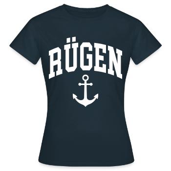 Réprimander - T-shirt Femme - marine - Devant - AI Model Female 172 dark (172cm)