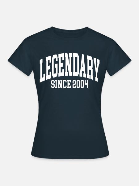 Legendary since 2004 - Frauen T-Shirt - Navy