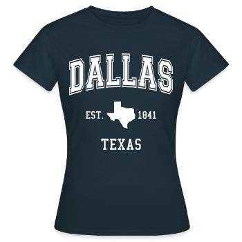 Dallas - T-shirt Femme - marine - Devant - AI Model Female 172 dark (172cm)