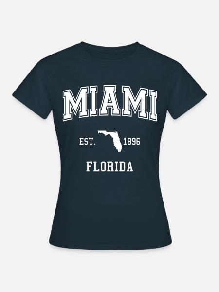 Miami - Frauen T-Shirt - Navy