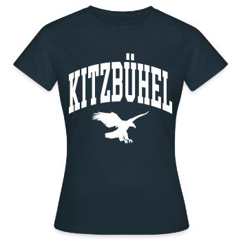 Kitzbühel - T-shirt Femme - marine - Devant - AI Model Female 172 dark (172cm)