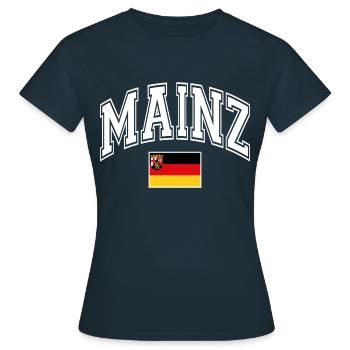 Mayence - T-shirt Femme - marine - Devant - AI Model Female 172 dark (172cm)