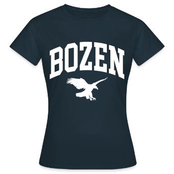 Bozen - Frauen T-Shirt - Navy - Vorne - AI Model Female 172 dark (172cm)