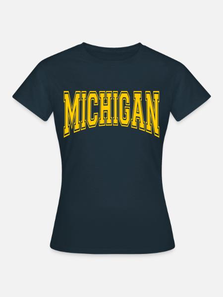 Michigan - Frauen T-Shirt - Navy