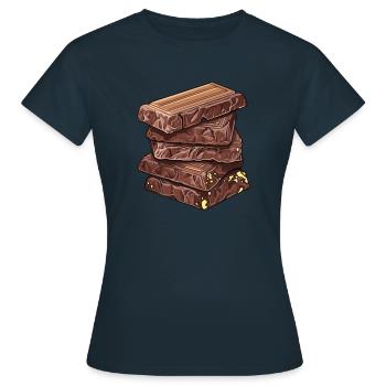 Chocolate Chocolate - Women's T-Shirt - navy - Front - AI Model Female 172 dark (172cm)