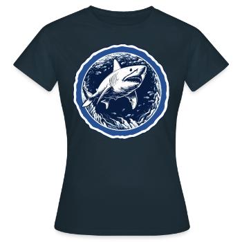 Majestic depth - Women's T-Shirt - navy - Front - AI Model Female 172 dark (172cm)