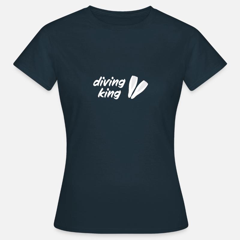 Diving King - Women's T-Shirt - navy