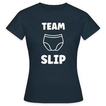Slip - T-shirt Femme - marine - Devant - AI Model Female 172 dark (172cm)