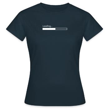 Chargement en cours ... - T-shirt Femme - marine - Devant - AI Model Female 172 dark (172cm)