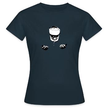 Prière - T-shirt Femme - marine - Devant - AI Model Female 172 dark (172cm)