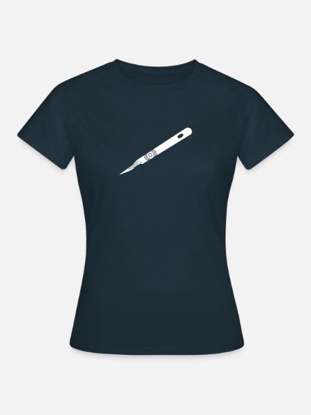 Skalpell_bs3 - Frauen T-Shirt - Navy