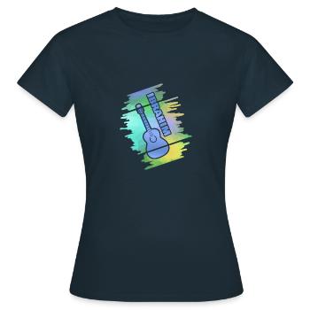 Geschenk für Ibrahim - Frauen T-Shirt - Navy - Vorne - AI Model Female 172 dark (172cm)