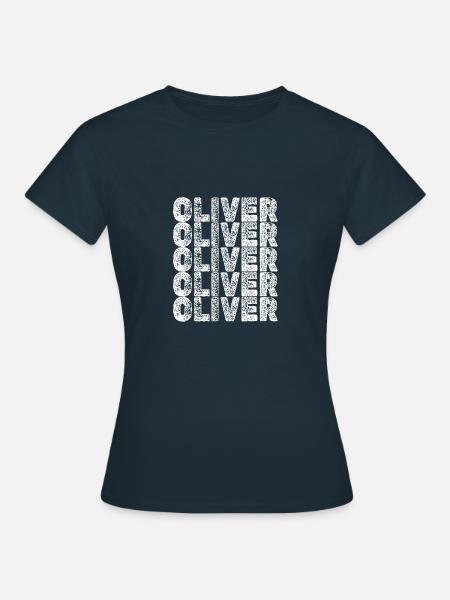 Geschenk Oliver - Frauen T-Shirt - Navy