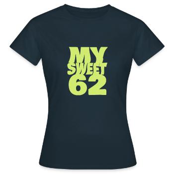 Sweet 62 - Women's T-Shirt - navy - Front - AI Model Female 172 dark (172cm)