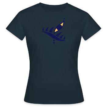 Œil-Équilibre 16 - T-shirt Femme - marine - Devant - AI Model Female 172 dark (172cm)