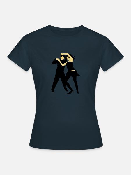 Salsa-dancer / salsa Tänzer (2c) - Women's T-Shirt - navy