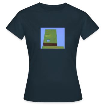 architecture - T-shirt Femme - marine - Devant - AI Model Female 172 dark (172cm)