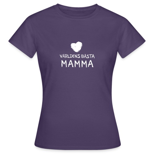 Världens bästa Mamma Toothy white - T-shirt dam