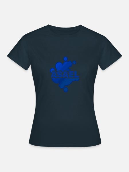 Babybauch Asael - Frauen T-Shirt - Navy
