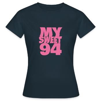 Sweet 94 - Women's T-Shirt - navy - Front - AI Model Female 172 dark (172cm)