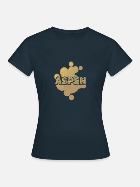 Geschenk für Aspen - Frauen T-Shirt - Navy