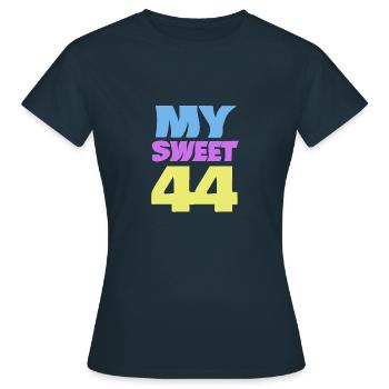 Sweet 44 - Women's T-Shirt - navy - Front - AI Model Female 172 dark (172cm)