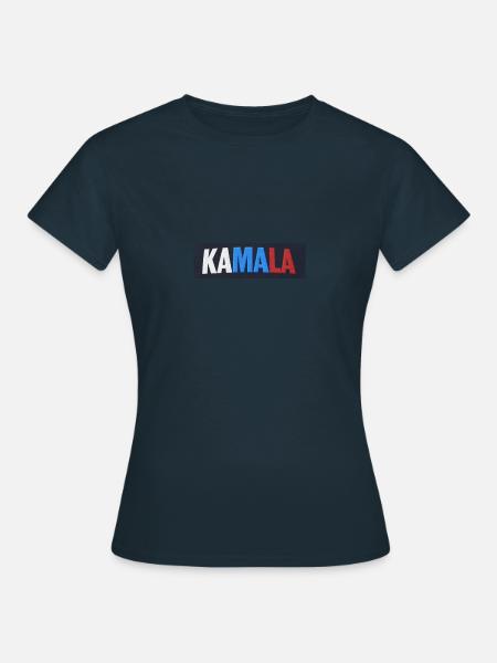 KAMALA USA - Frauen T-Shirt - Navy