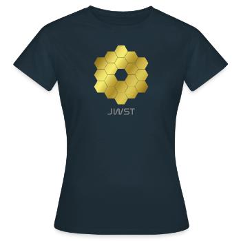 James Webb Space Telescope JWST - Frauen T-Shirt - Navy - Vorne - AI Model Female 172 dark (172cm)