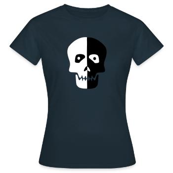 cool - Women's T-Shirt - navy - Front - AI Model Female 172 dark (172cm)